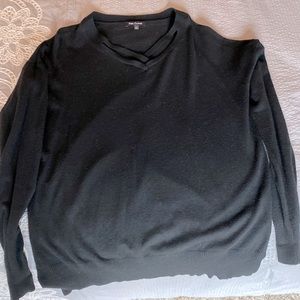 Pink Clover Black Sweater Large